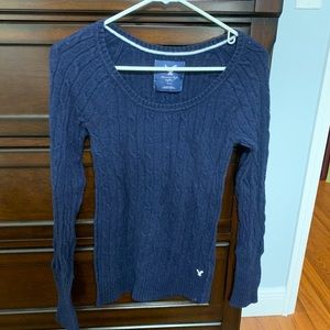 American Eagle navy sweater